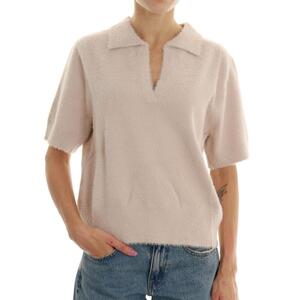 POLO IN MAGLIA BEIGE